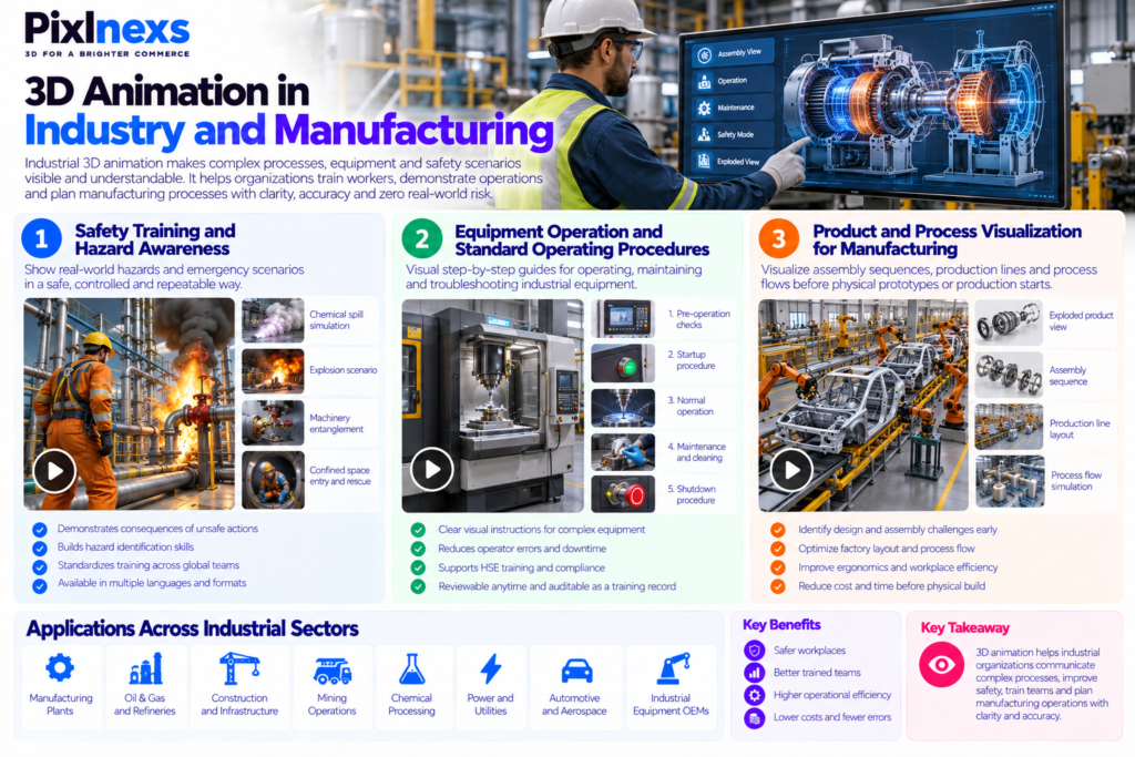 3D Animation in Industry and Manufacturing