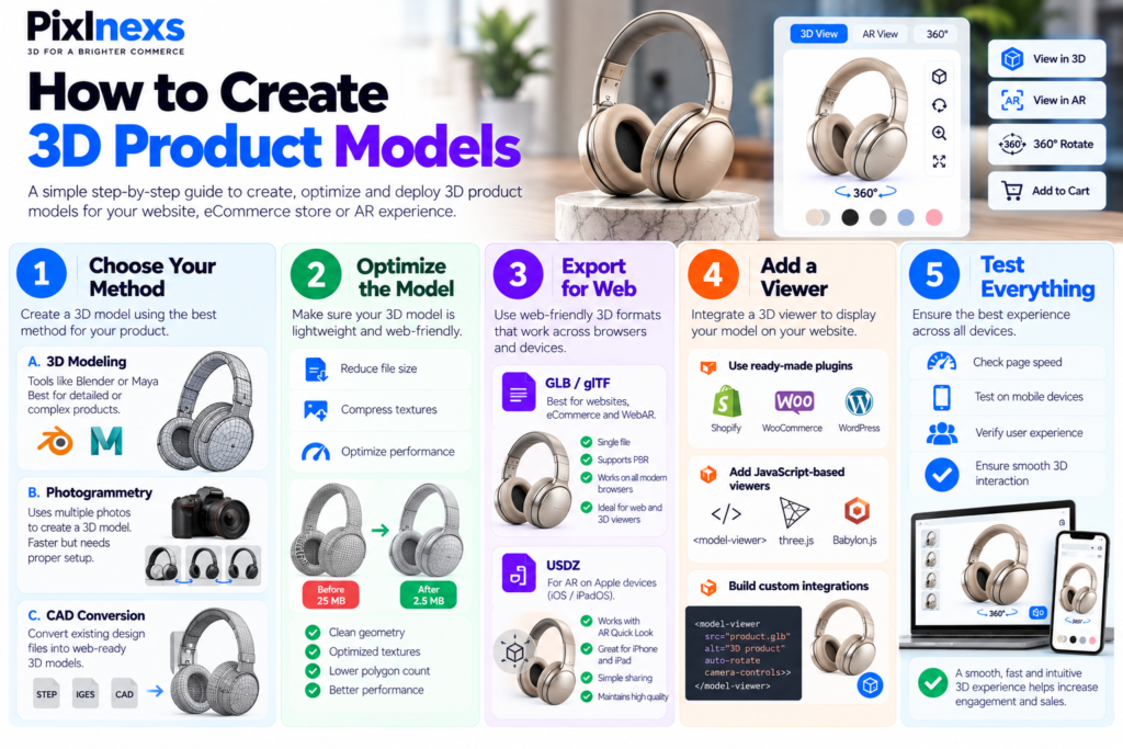How to Create 3D Product Models