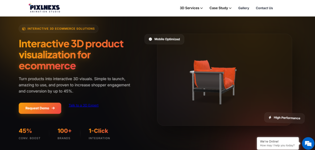 Pixlnexs - Best 3d Product Visualization Platforms