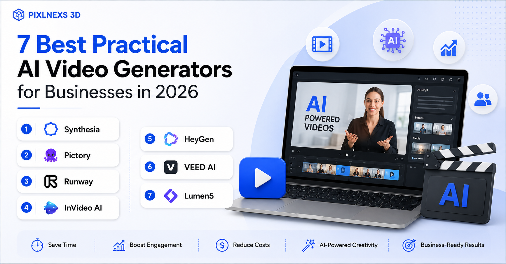 AI Video Generators for Businesses in 2026