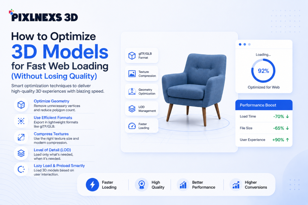 How to Optimize 3D Models for Fast Web Loading (Without Losing Quality)