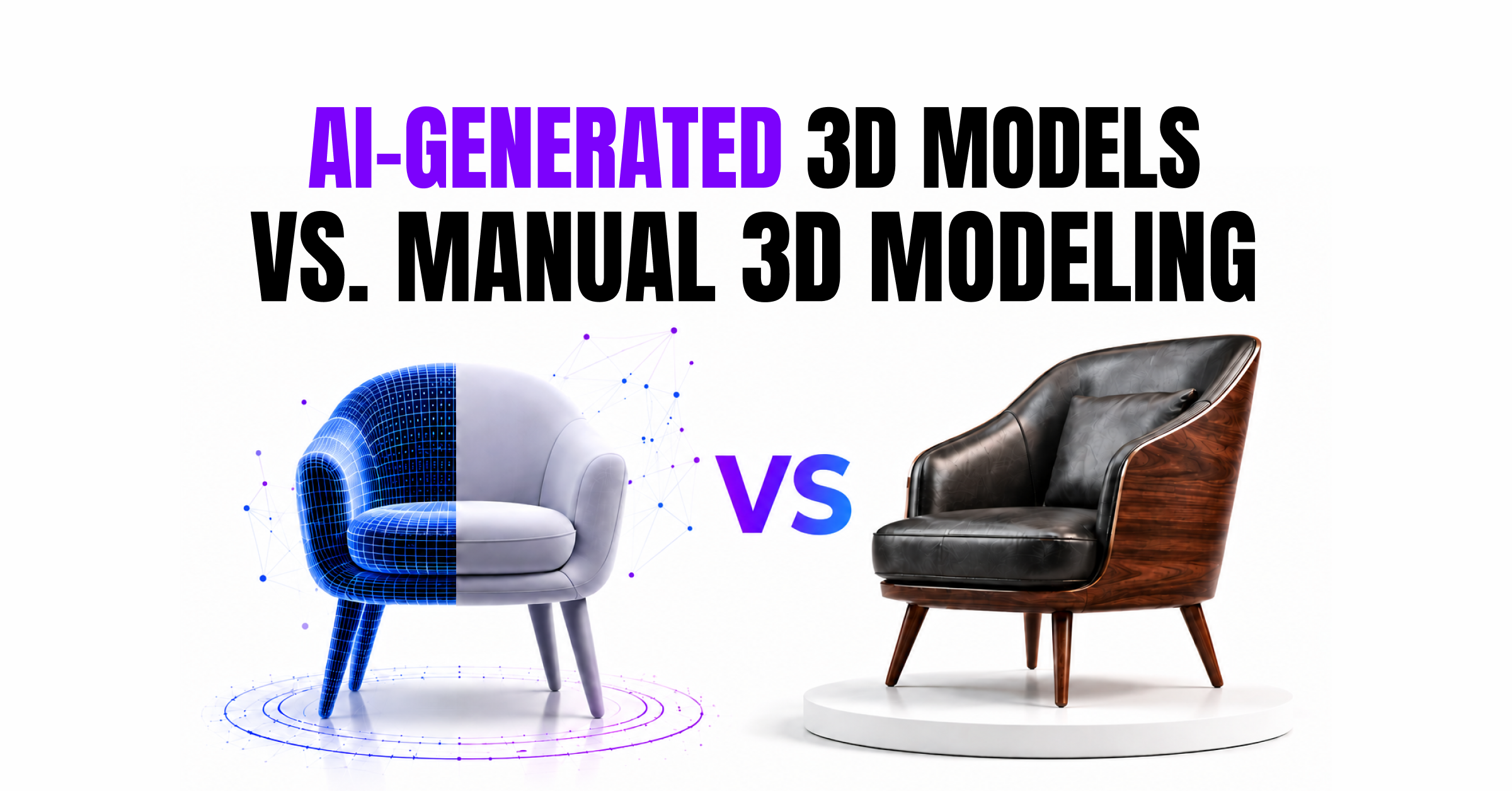 Manual 3D Modeling vs AI Generated 3D Models Which is Right for Your Brand in 2026?