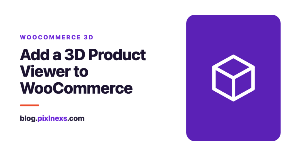 3D Viewer to WooCommerce