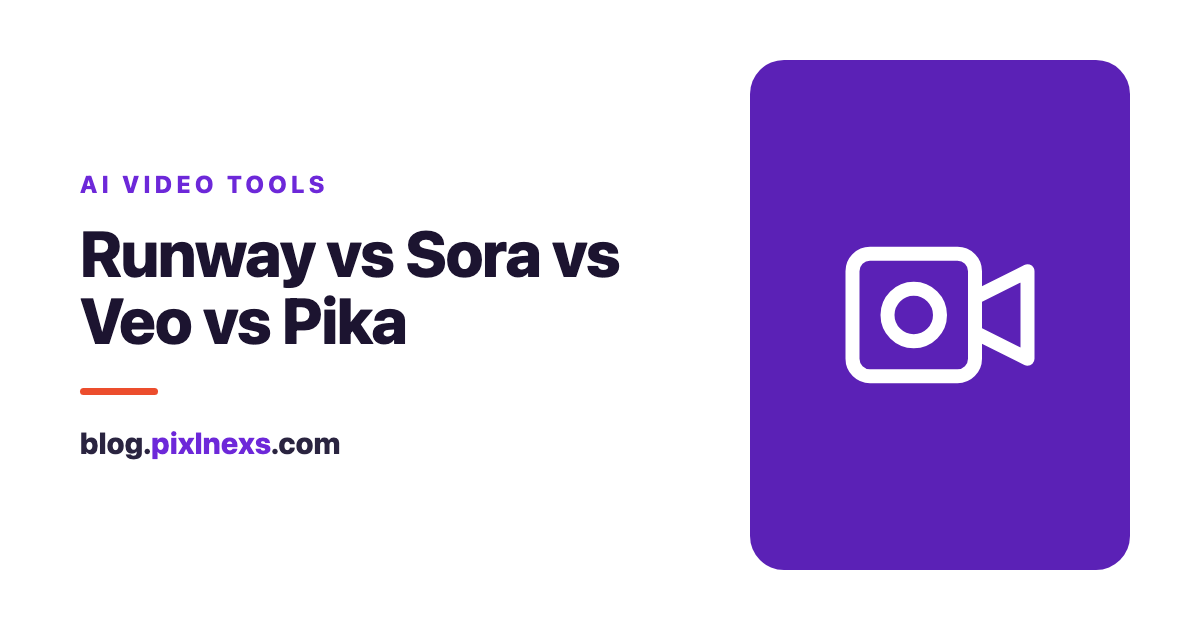 Runway vs Sora vs Veo vs Pika: The 2026 AI Video Tool Showdown