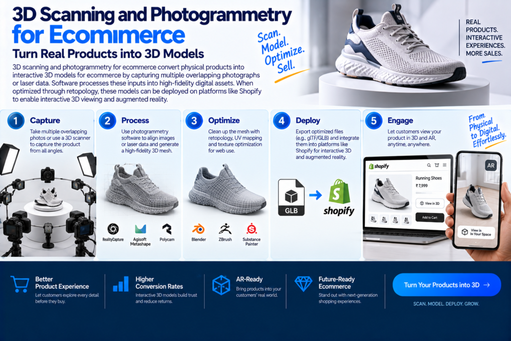 3D Scanning and Photogrammetry for Ecommerce