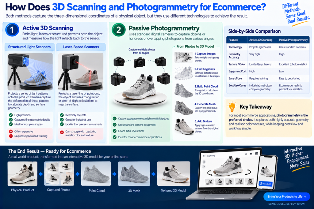 How Does 3D Scanning and Photogrammetry for Ecommerce?