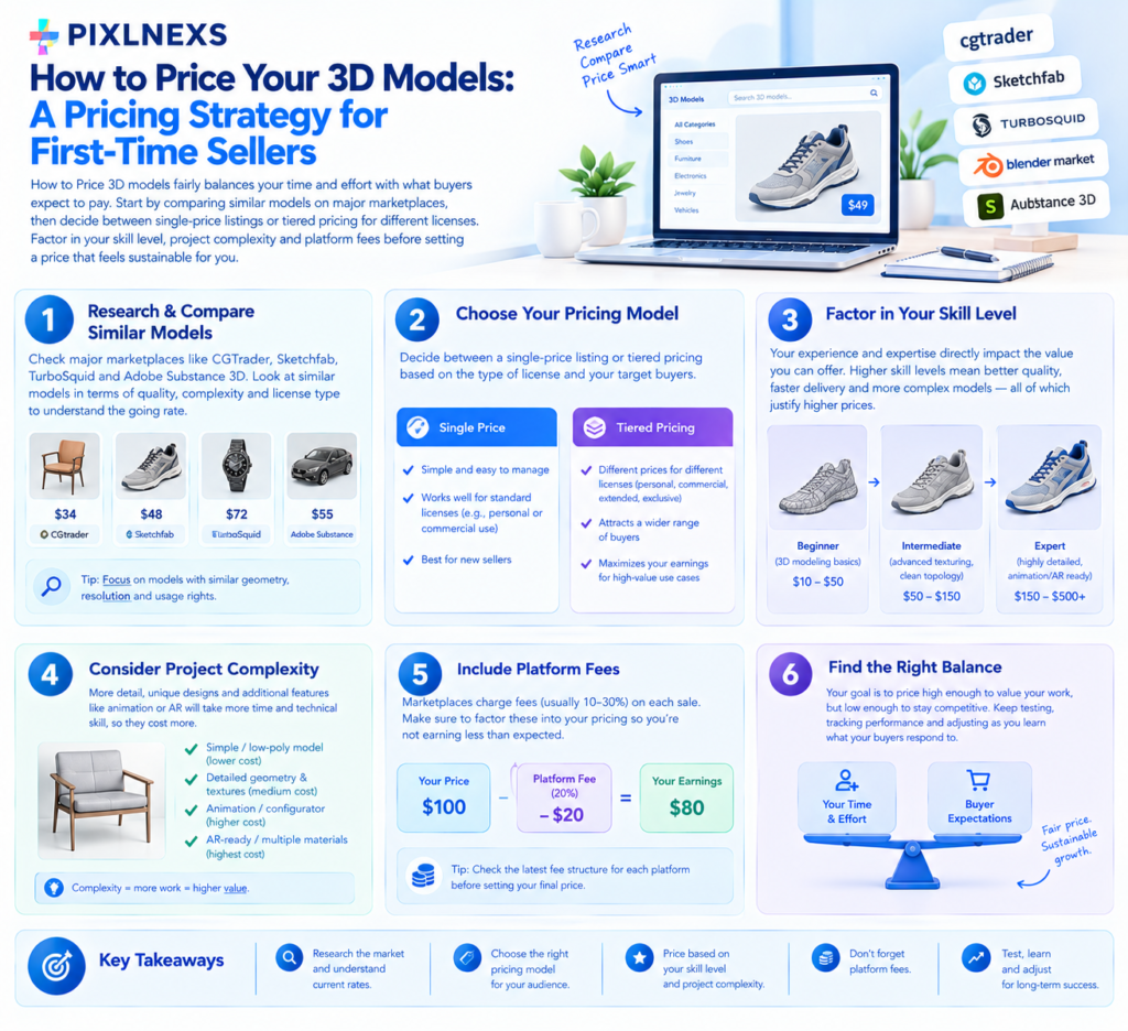 How to price 3d model
