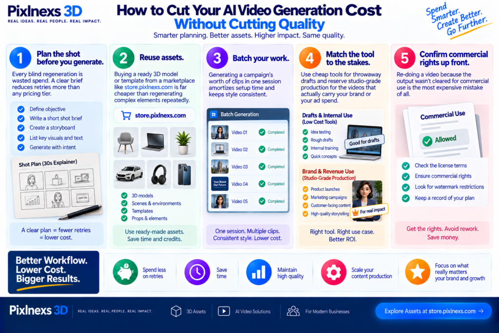 How to cut your AI video generation cost without cutting quality
