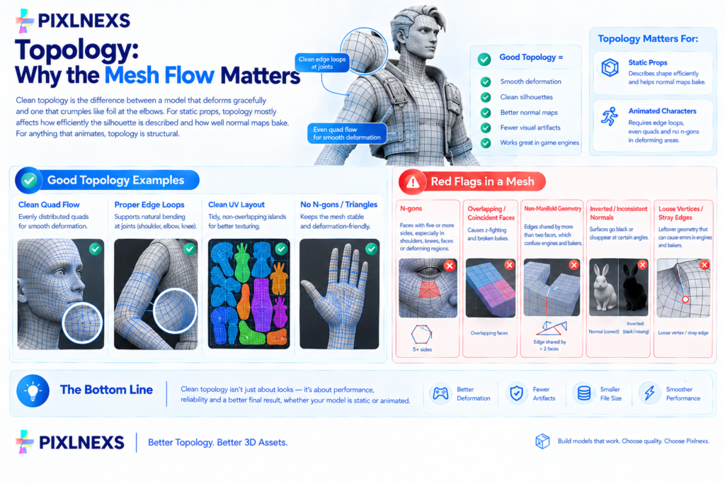 Topology: why the mesh flow matters