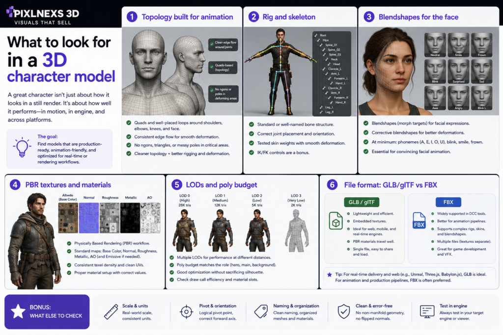 3d character model