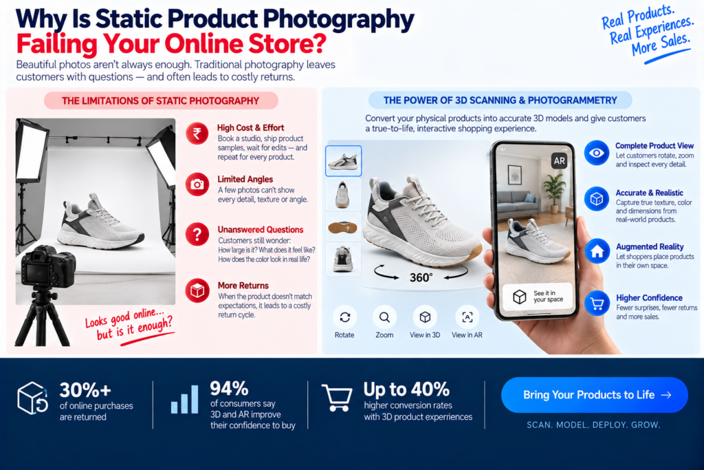3D Scanning and Photogrammetry for Ecommerce