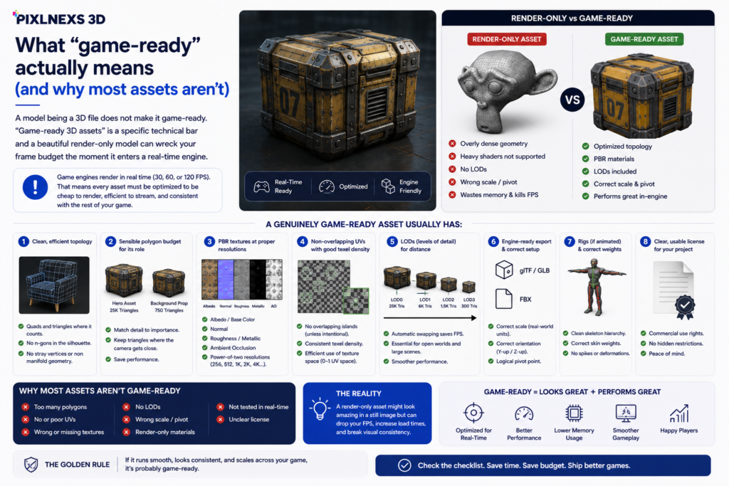 game ready 3D assets