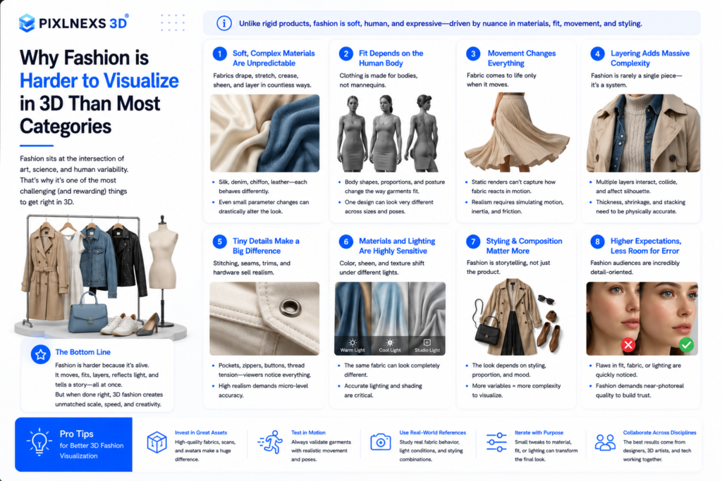 3d product visualization for fashion
