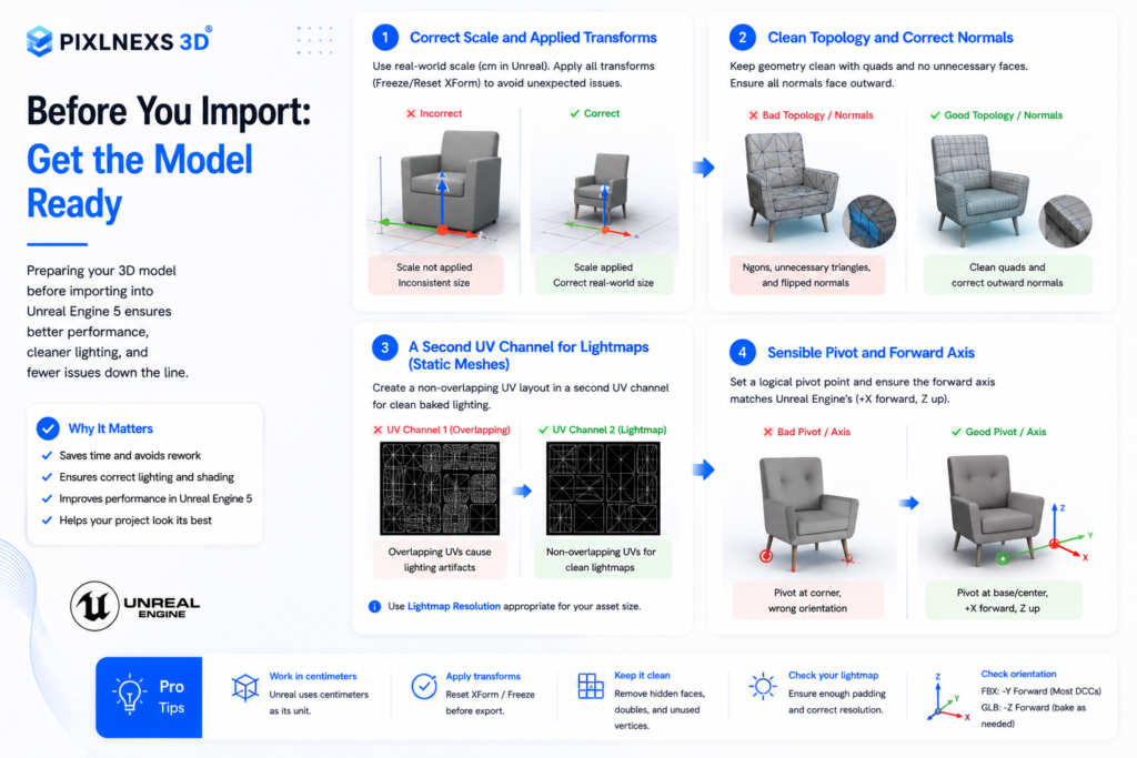 
Before you import get the model 