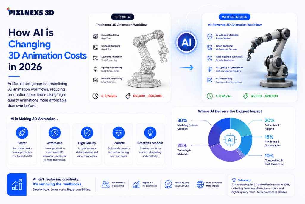How AI is changing 3D animation costs in 2026