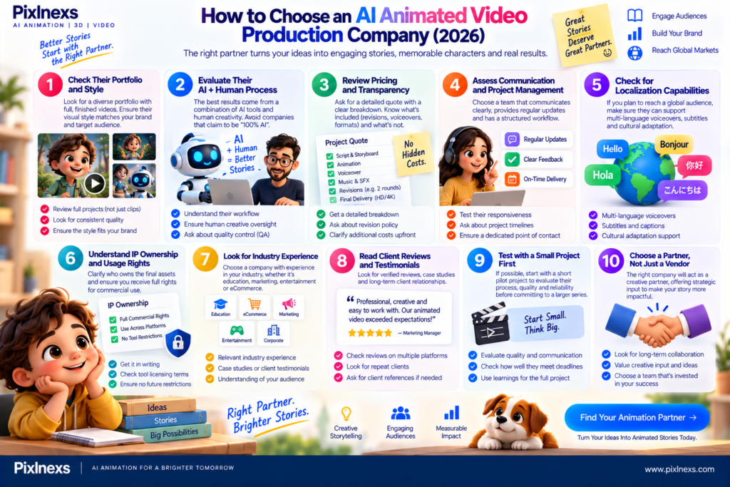 How to Choose AI Animated Video Production Company(2026)