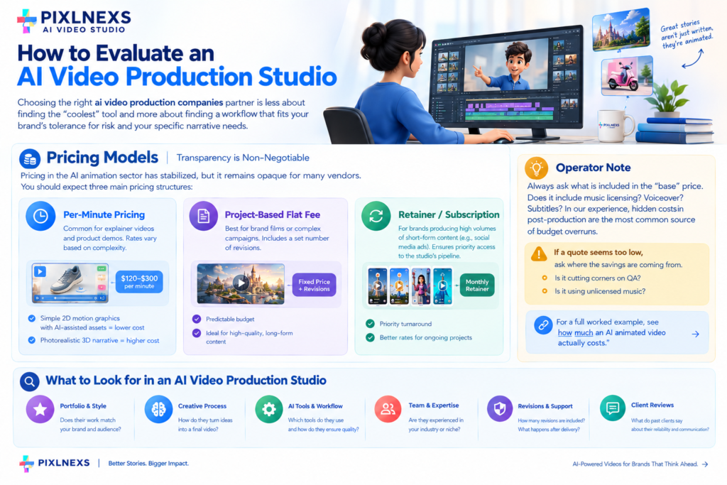 How to Evaluate an AI Video production Studio