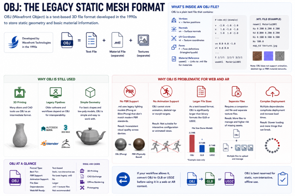 OBJ The Legacy Static Mesh Format