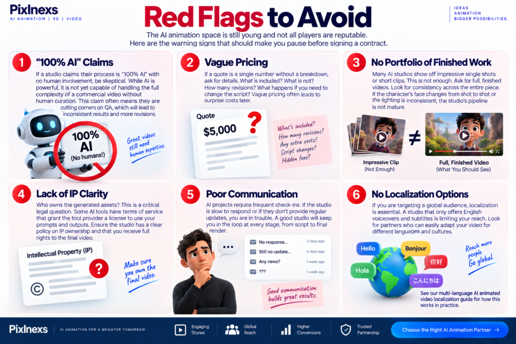 Red Flags to Avoid
