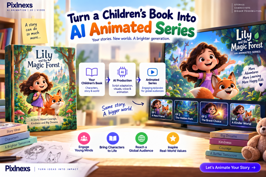 Turn a Children's Book Into AI Animated Series