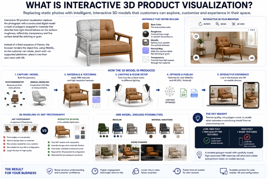 What Is Interactive 3D Product Visualization