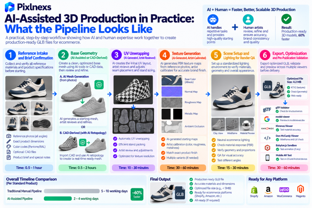 AI-Assisted 3D Production in Practice: What the Pipeline Looks Like