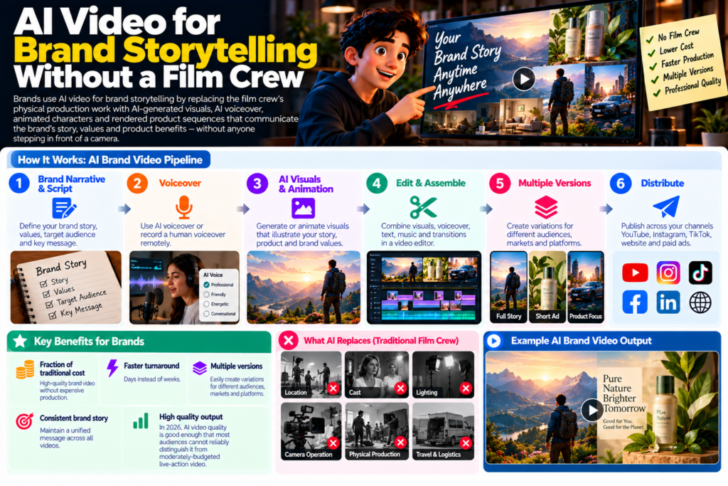 AI Video for Brand Storytelling Without a Film Crew
