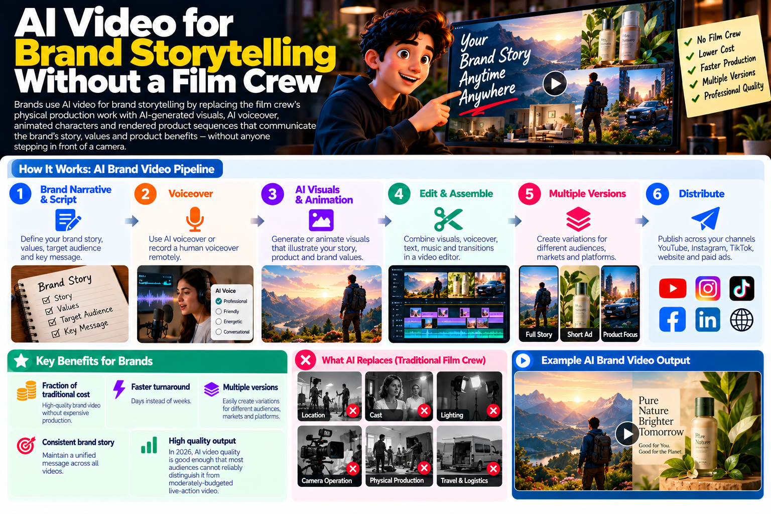 AI Video for Brand Storytelling Without a Film Crew