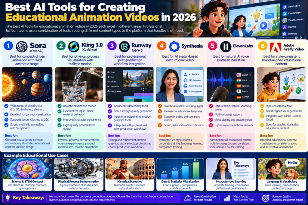 best AI tools for educational animation