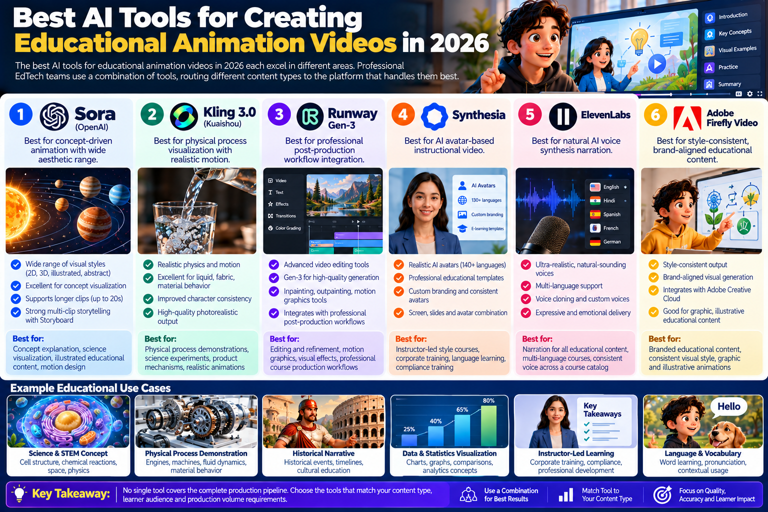 best AI tools for educational animation