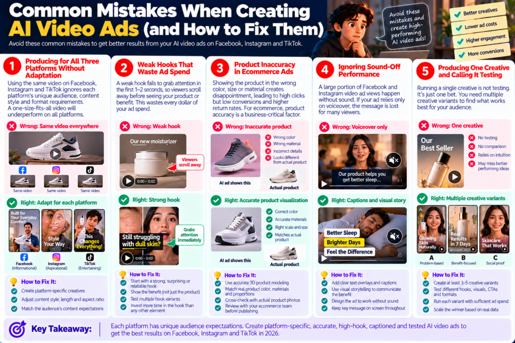 Common Mistakes When Creating AI Video Ads