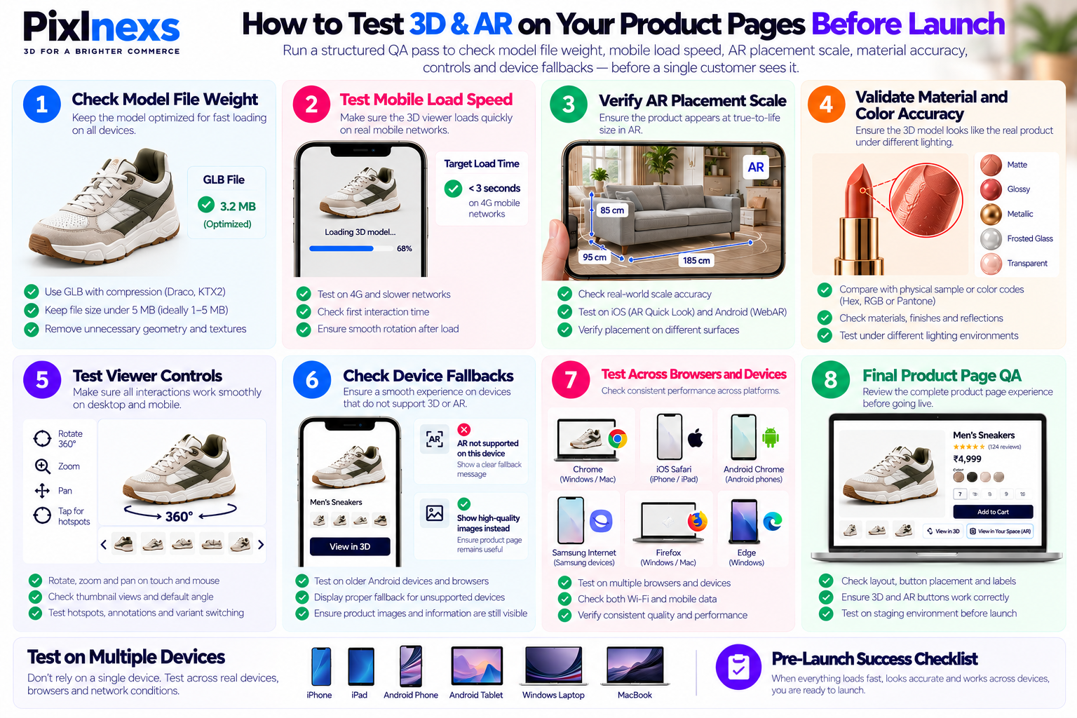 How to Test 3D & AR on Your Product Pages Before Launch