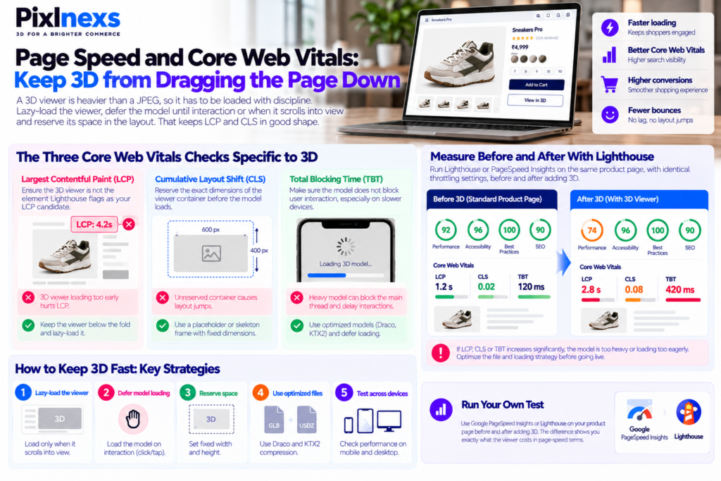 Page Speed and Core Web Vitals: Keep 3D from Dragging the Page Down