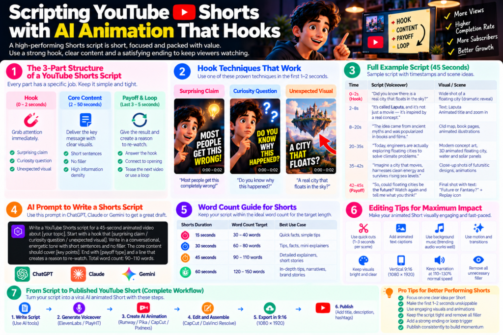 Scripting YouTube Shorts with AI Animation That Hooks