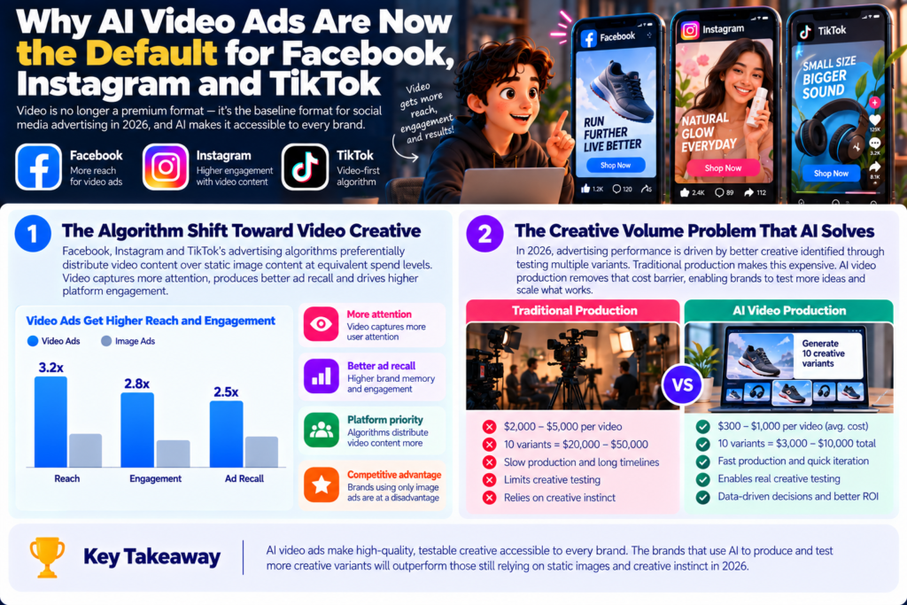 how to create AI video ads for Facebook