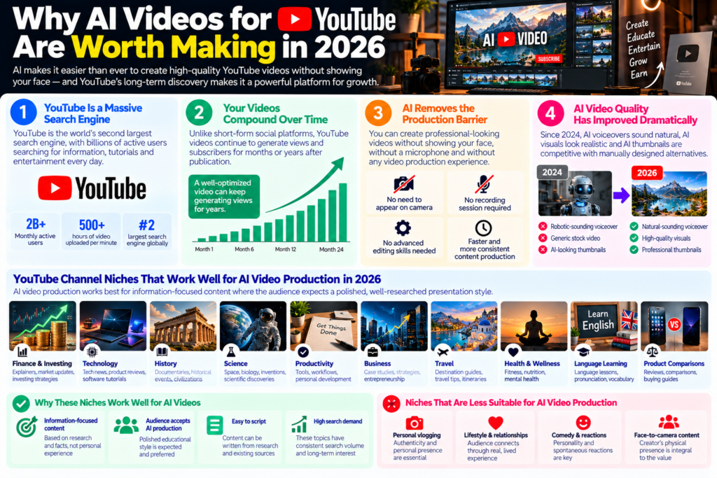 Why AI Videos for YouTube Are Worth Making in 2026