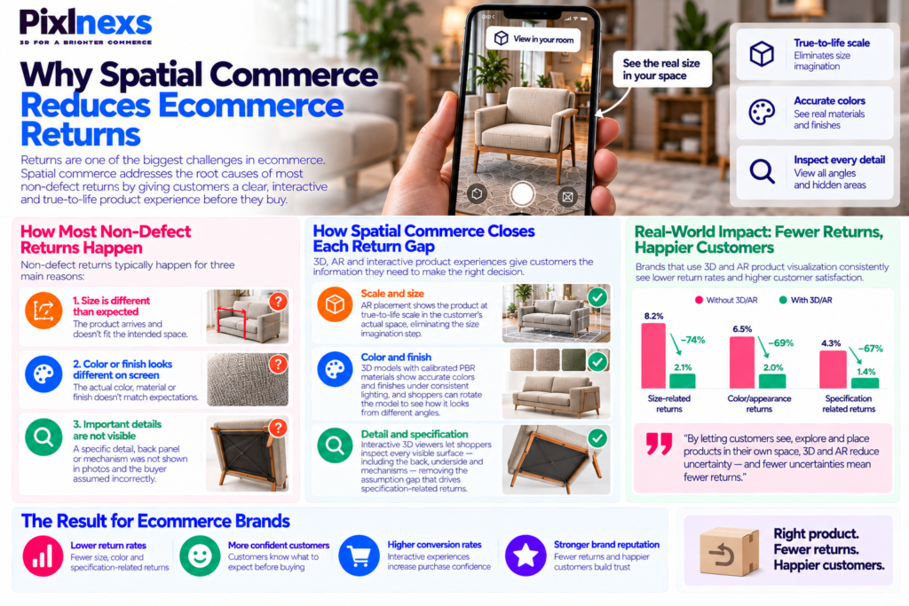 Why Spatial Commerce Reduces Ecommerce Returns