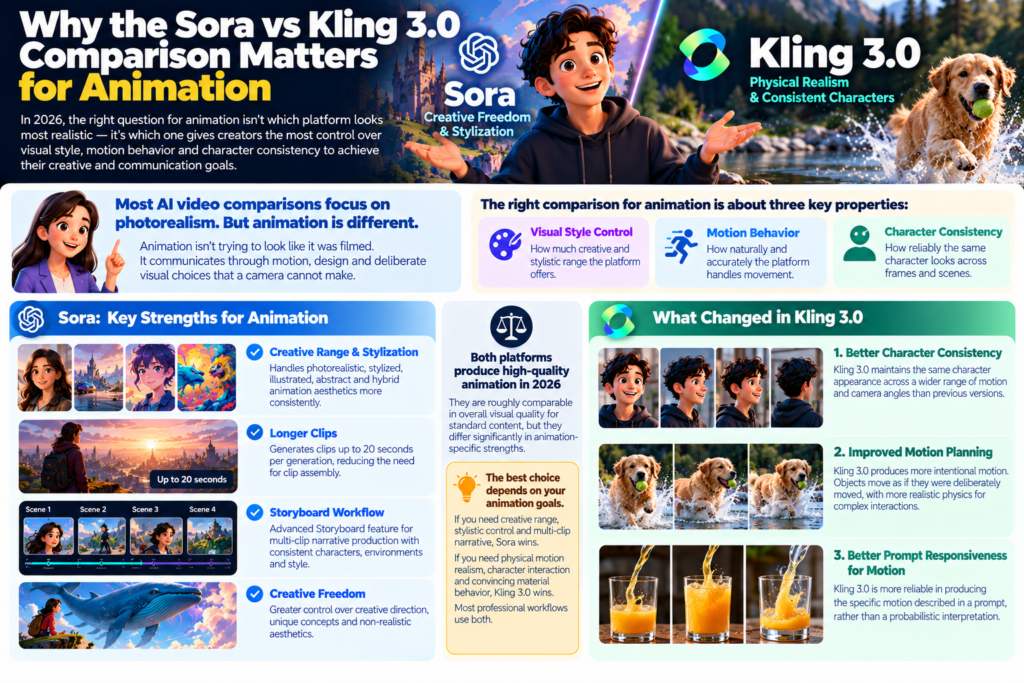 Why the Sora vs Kling 3.0 Comparison Matters for Animation